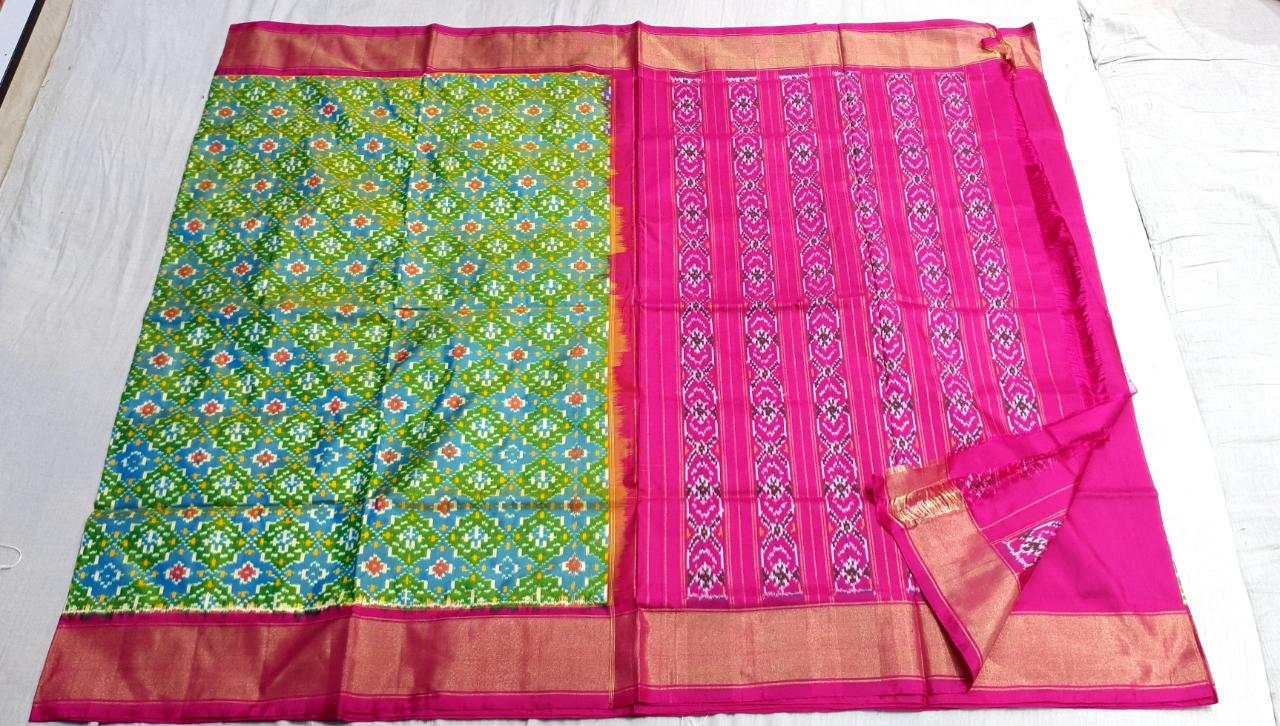 BESTSELLER Pochampally Ikkat Pure Silk Saree With Blouse Handwoven Silk  Mark Certified - Etsy
