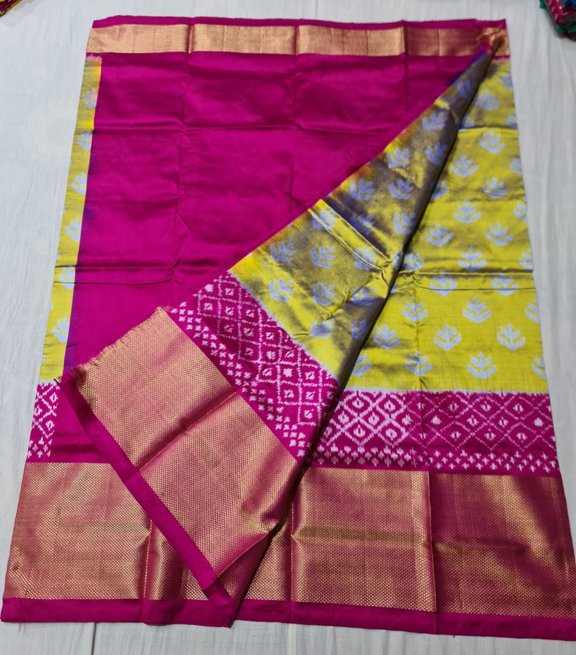 Pochampally Ikkat Silk Medium Size Lehenga IKTEWE5CPMSL